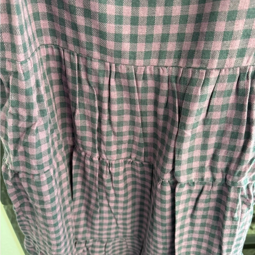 EASEL PLUS SIZE-GINGHAM PRINTED DRESS NWT - Picture 4 of 8